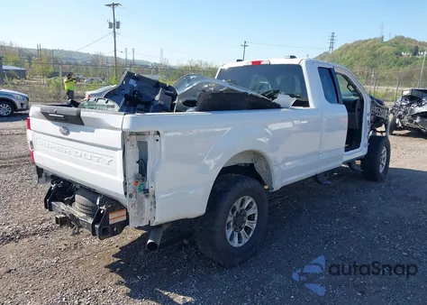 2021 Ford F-250 Xl из США, поврежденный, VIN 1FT7X2B69MEE15401